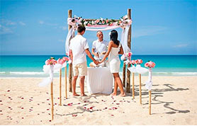 свадьба на прекрасных пляжах Доминиканы